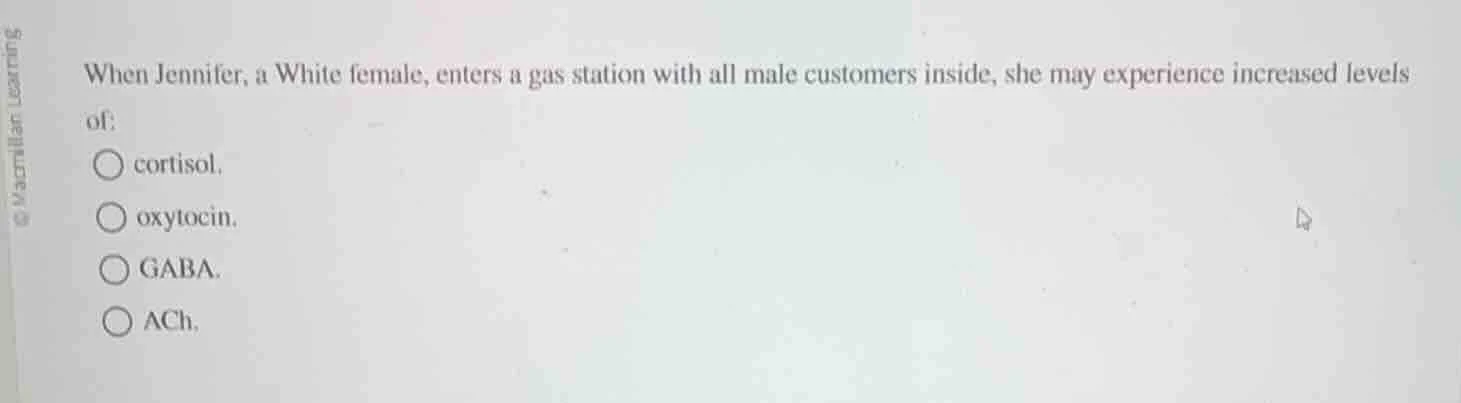 when jennifer, a white female, enters a gas station with all male custo…