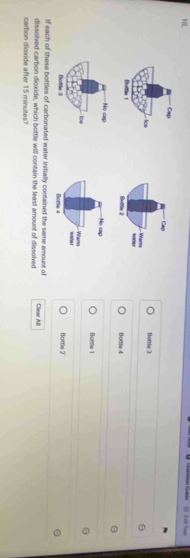 10. if each of these bottles of carbonated water initially contained th…