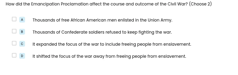 how did the emancipation proclamation affect the course and outcome of …