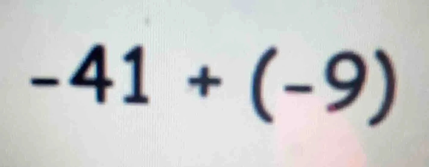 -41 + (-9)