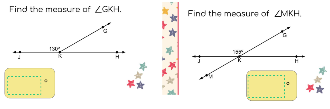 find the measure of ∠gkh. find the measure of ∠mkh.