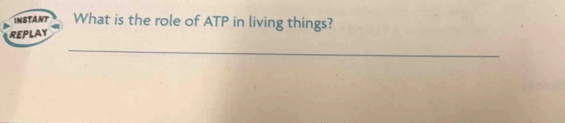 what is the role of atp in living things?