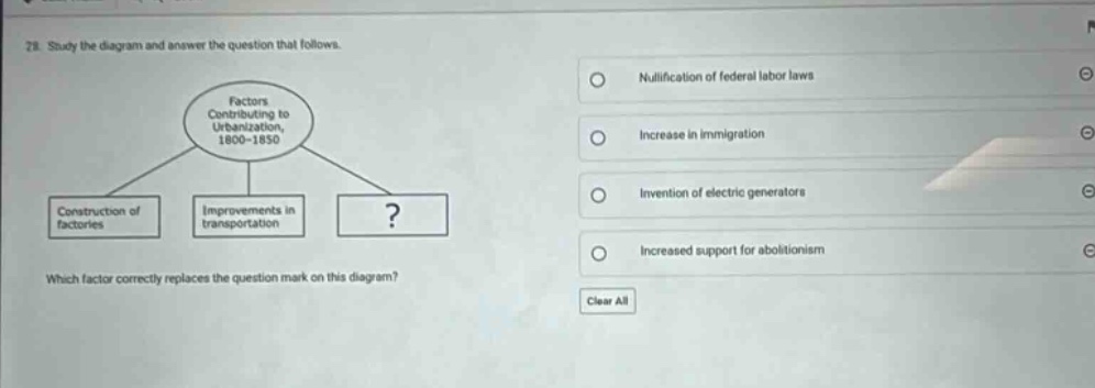 28. study the diagram and answer the question that follows. factors con…