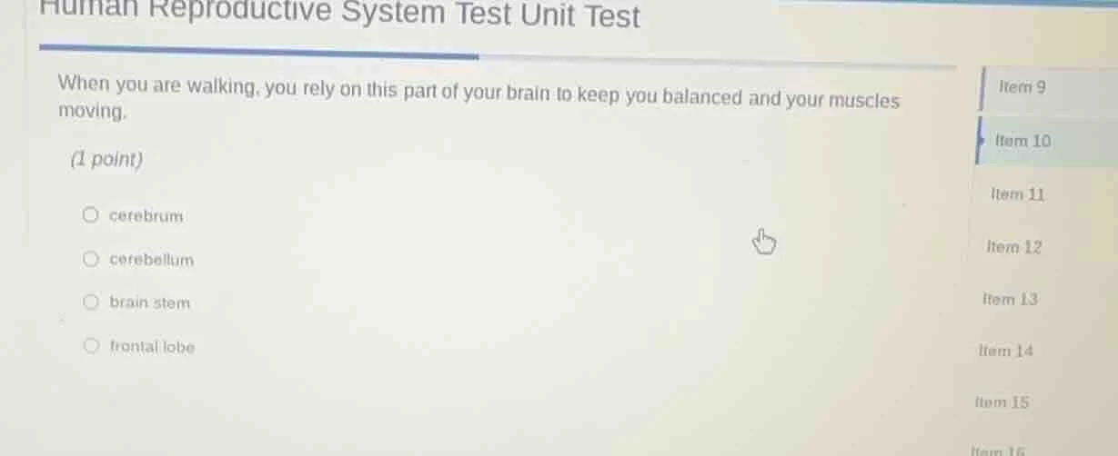 human reproductive system test unit test when you are walking, you rely…