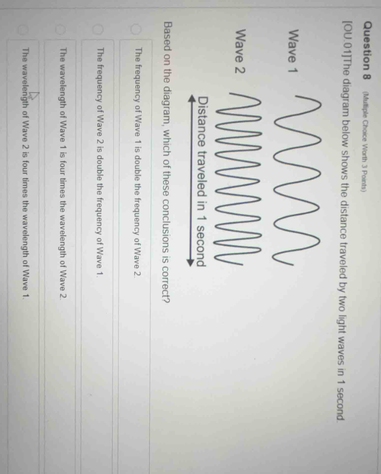 question 8 (multiple choice worth 3 points) ou.01the diagram below show…