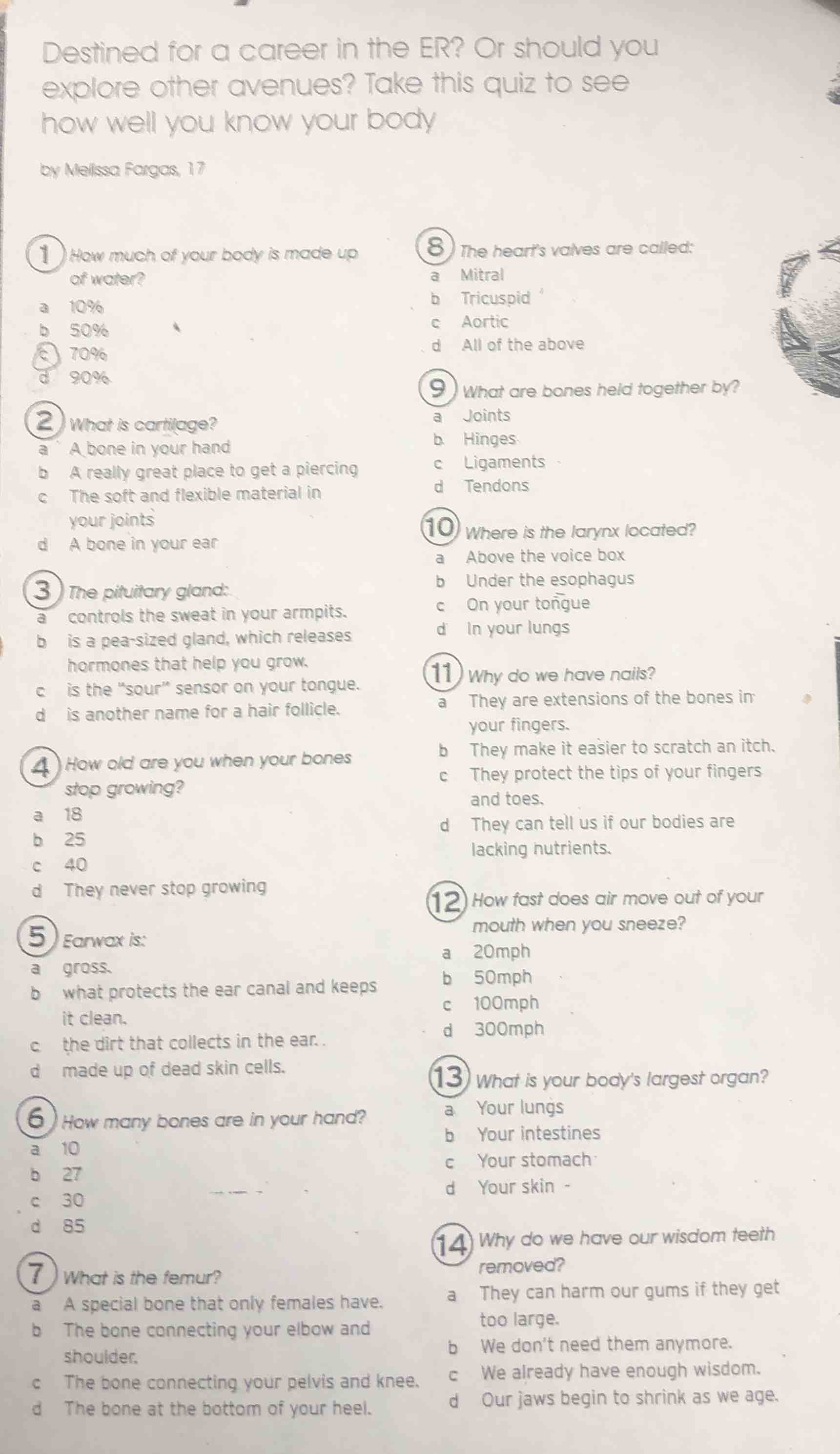 destined for a career in the er? or should you explore other avenues? t…