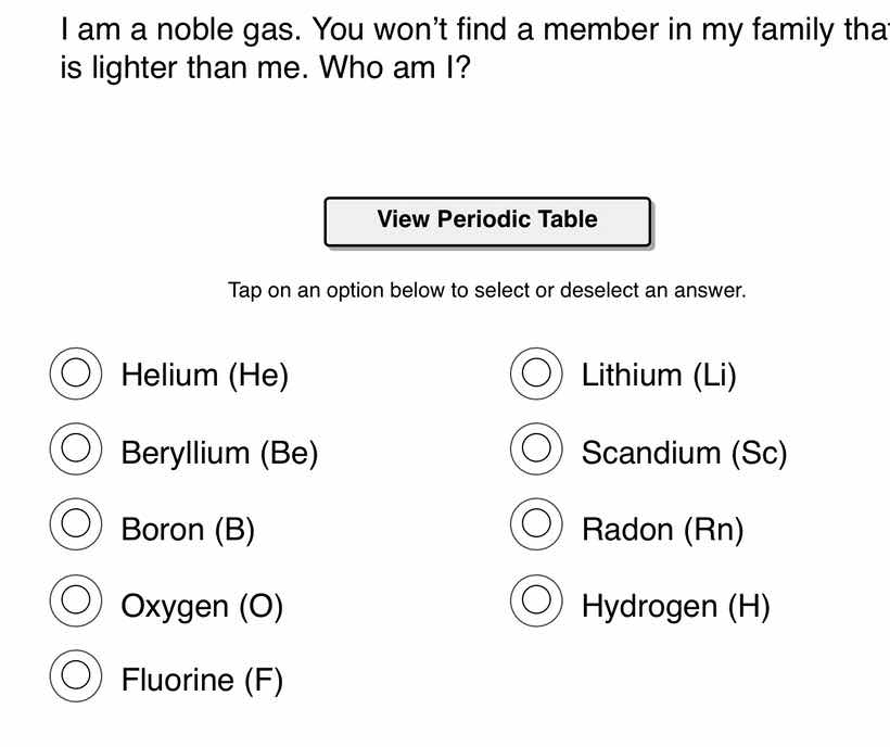 i am a noble gas. you wont find a member in my family that is lighter t…