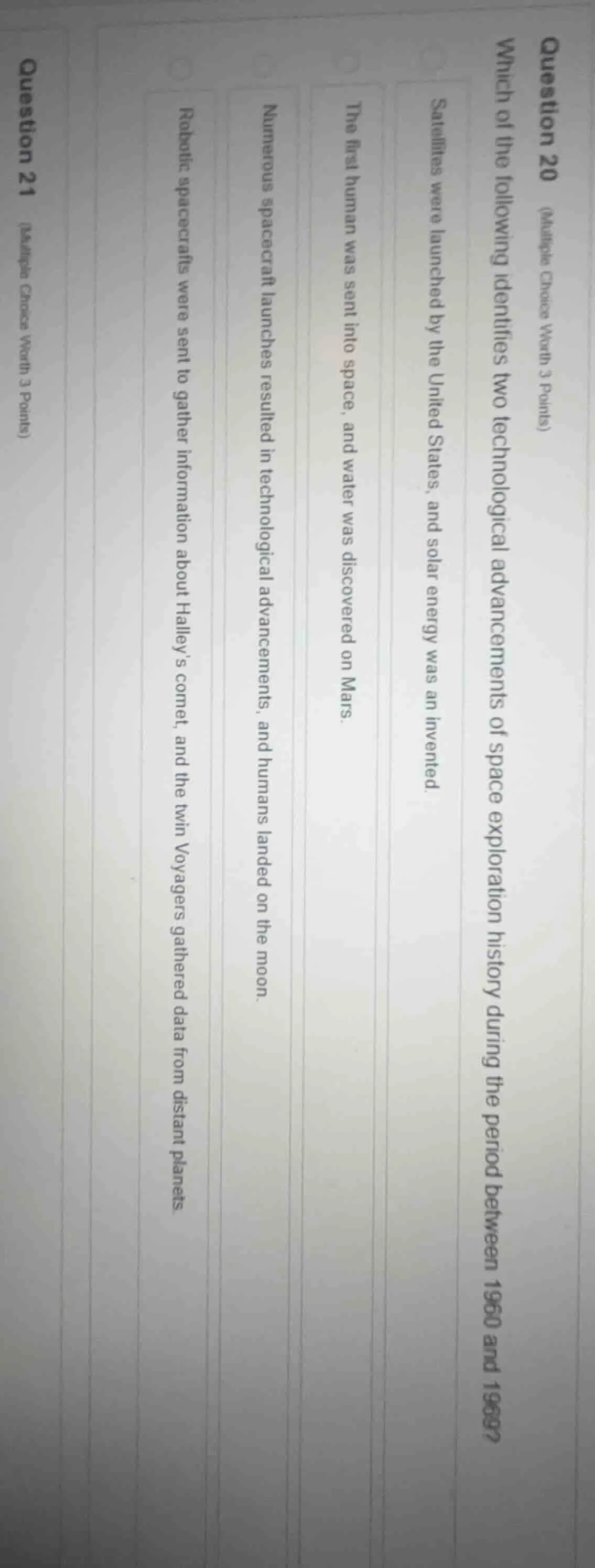 question 20 (multiple choice worth 3 points) which of the following ide…