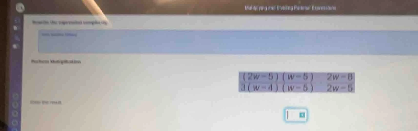 multiplying and dividing rational expressions simplify the expression c…
