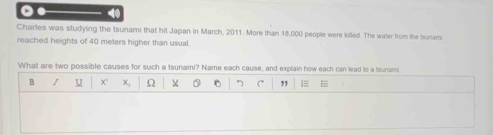 charles was studying the tsunami that hit japan in march, 2011. more th…