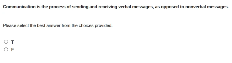 communication is the process of sending and receiving verbal messages, …