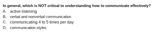 in general, which is not critical to understanding how to communicate e…