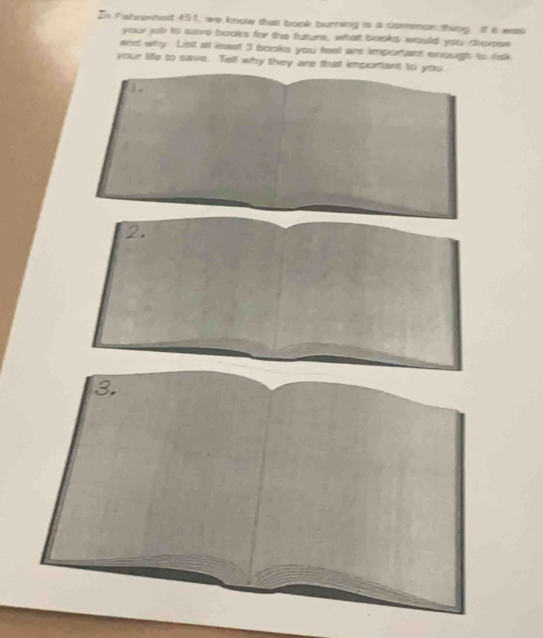 in fahrenheit 451, we know that book burning is a common thing. if it w…