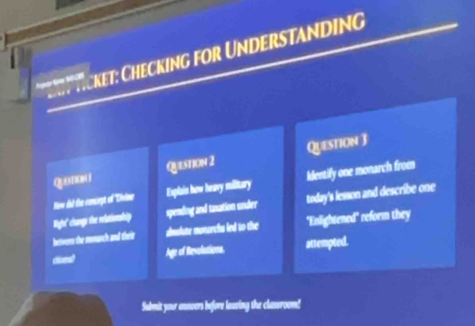 ticket: checking for understanding question 1 how did the concept of di…