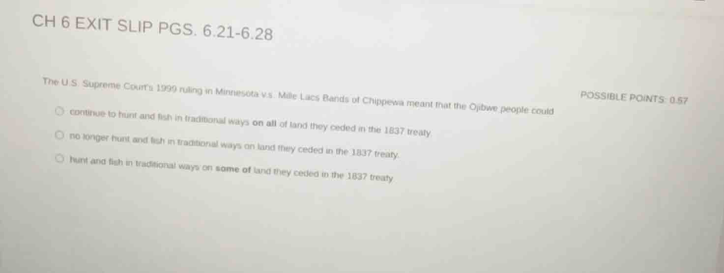 ch 6 exit slip pgs. 6.21-6.28 the u.s. supreme courts 1999 ruling in mi…