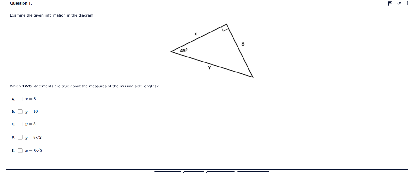 question 1. examine the given information in the diagram. which two sta…