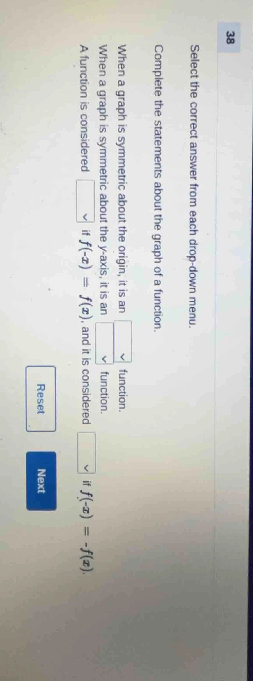 select the correct answer from each drop - down menu. complete the stat…