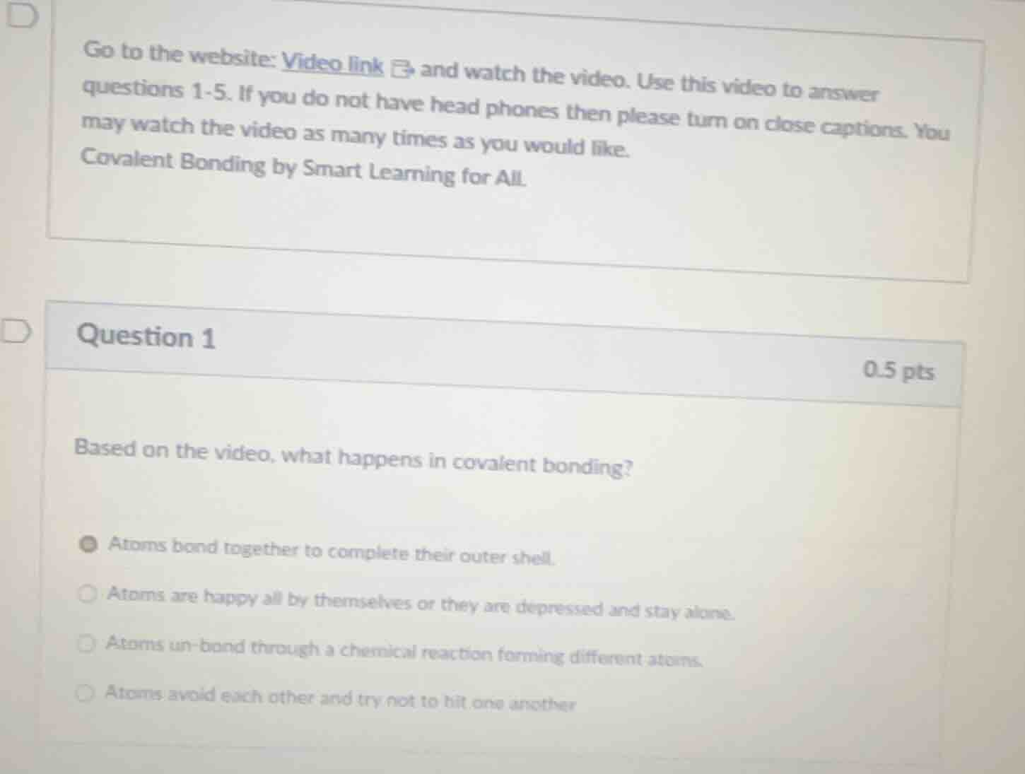 go to the website: video link and watch the video. use this video to an…