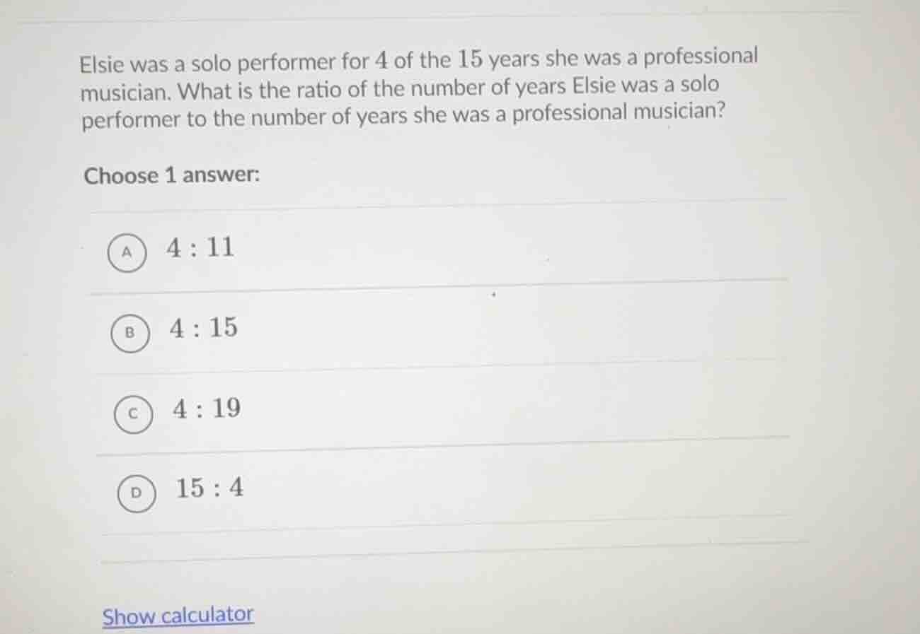 elsie was a solo performer for 4 of the 15 years she was a professional…