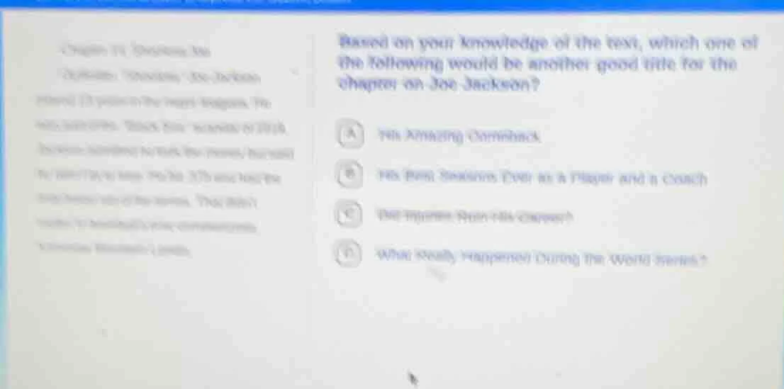 chapter 11 question 36 jackson: \shoeless\ joe jackson played 13 years …