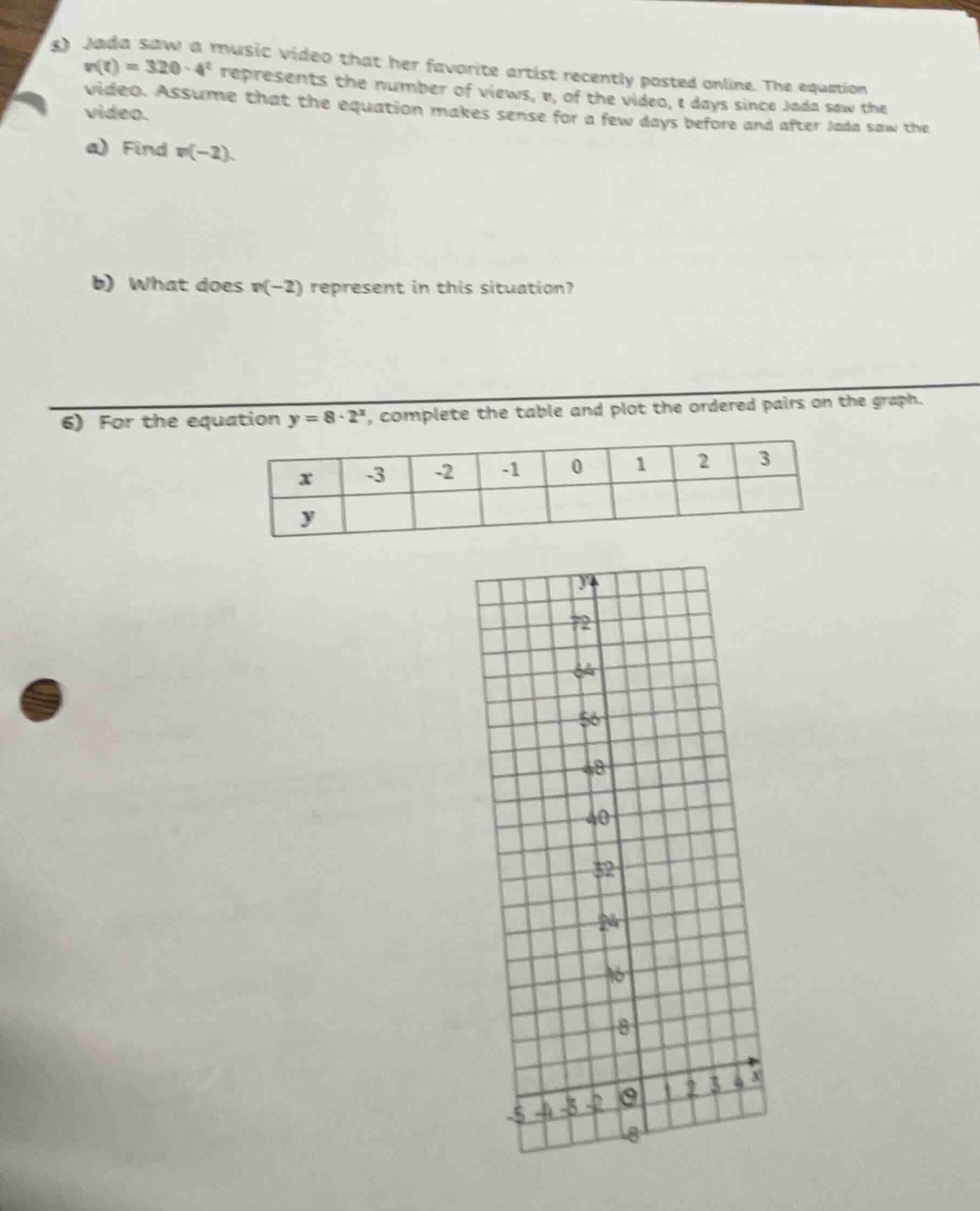 5) jada saw a music video that her favorite artist recently posted onli…