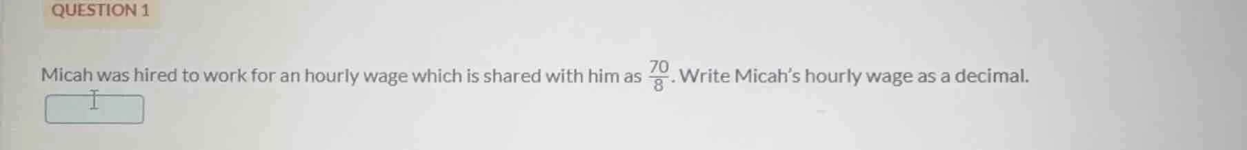 question 1 micah was hired to work for an hourly wage which is shared w…