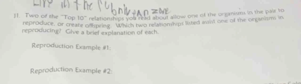 11. two of the \top 10\ relationships you read about allow one of the o…