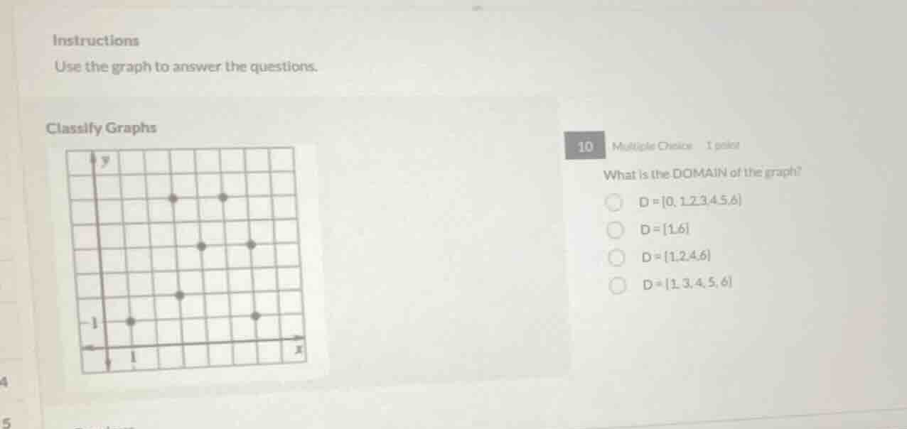instructions use the graph to answer the questions. classify graphs 10 …