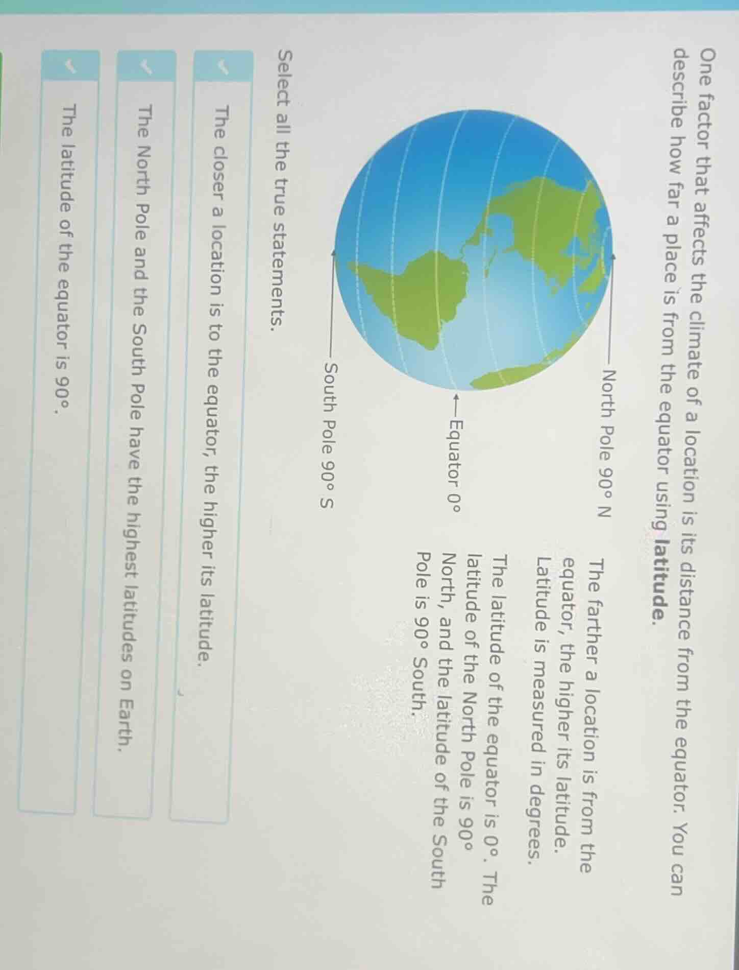 one factor that affects the climate of a location is its distance from …