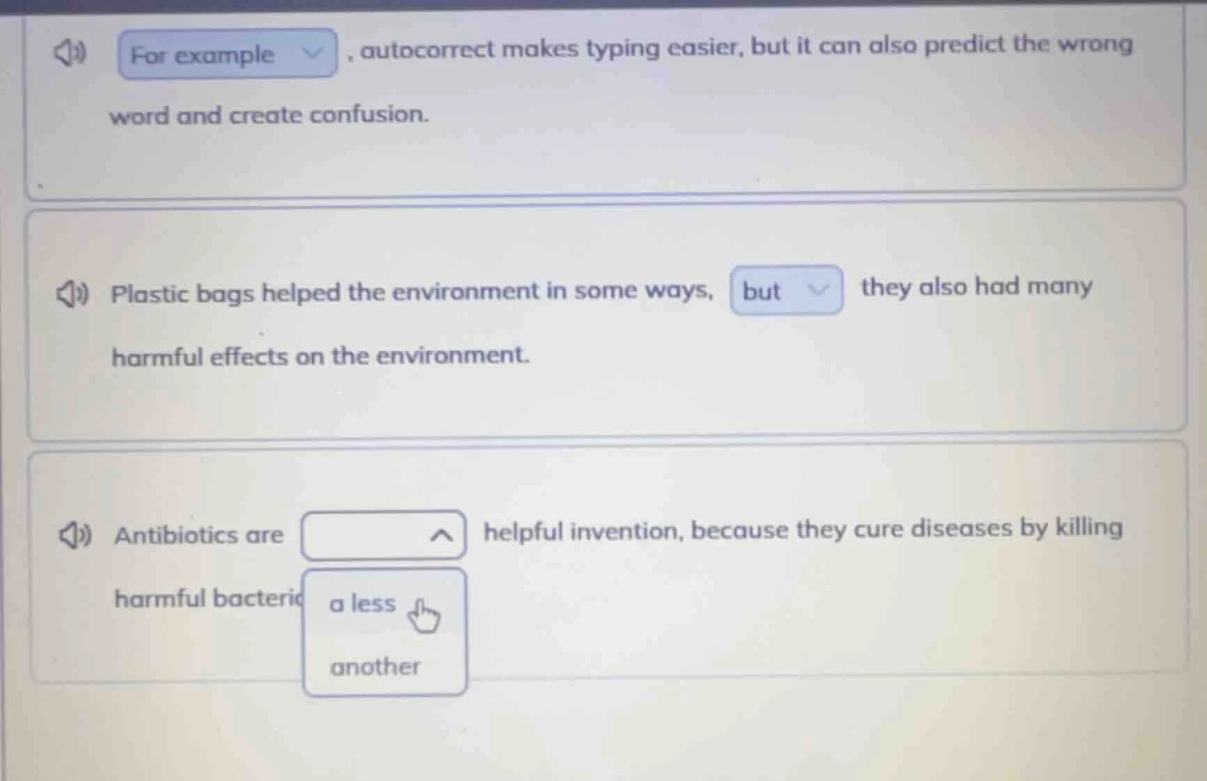 for example, autocorrect makes typing easier, but it can also predict t…