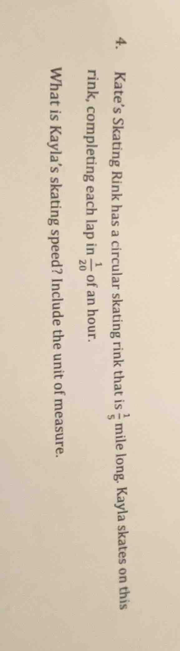 4. kate’s skating rink has a circular skating rink that is \\(\\frac{1}…