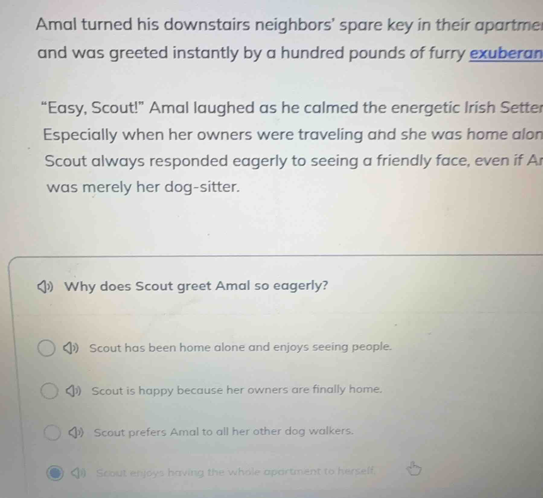 amal turned his downstairs neighbors’ spare key in their apartme and wa…