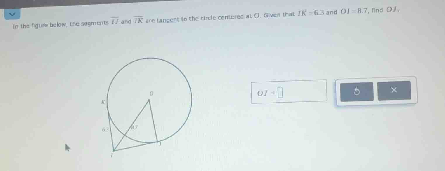 in the figure below, the segments (overline{ij}) and (overline{ik}) are…