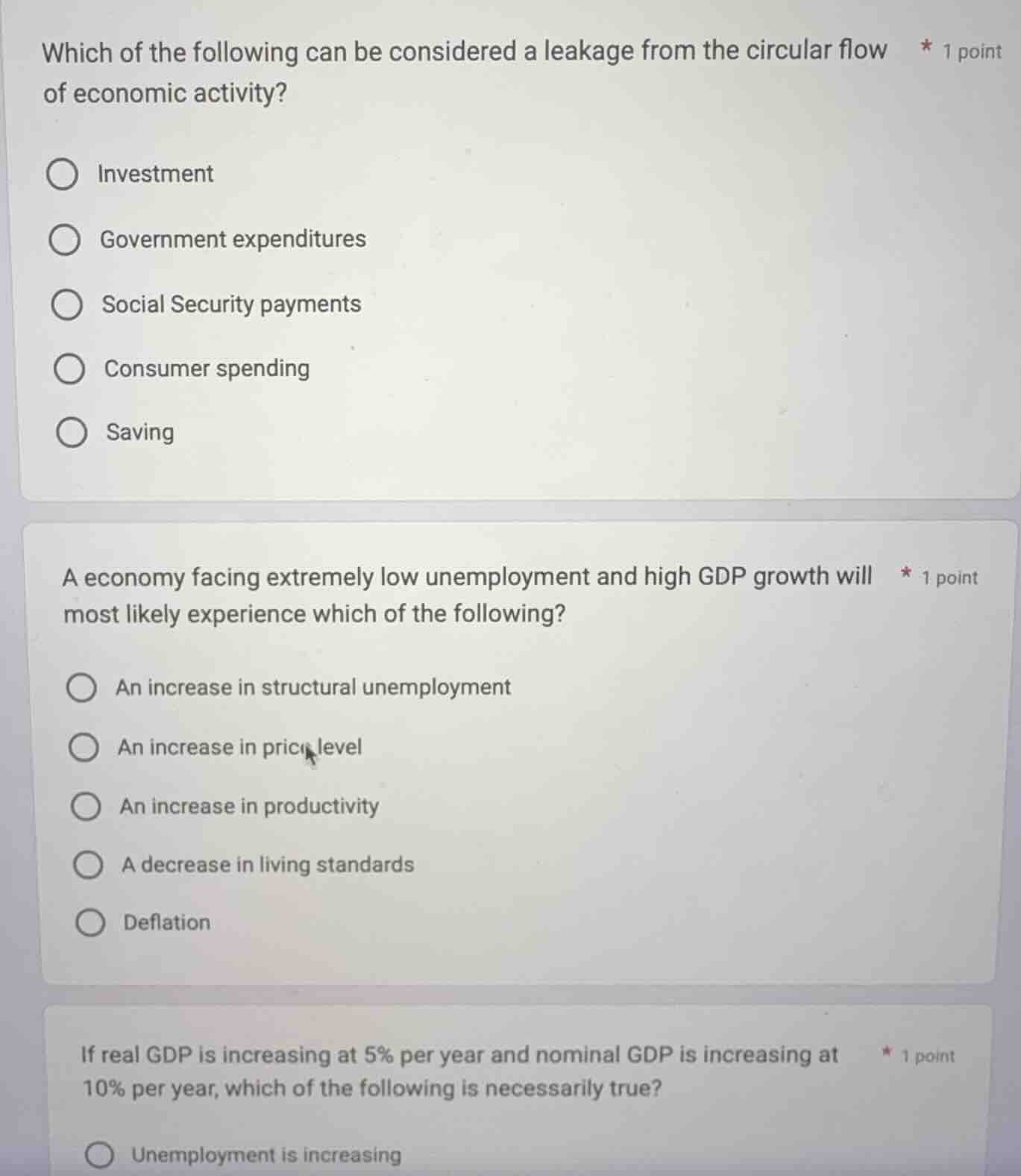 which of the following can be considered a leakage from the circular fl…