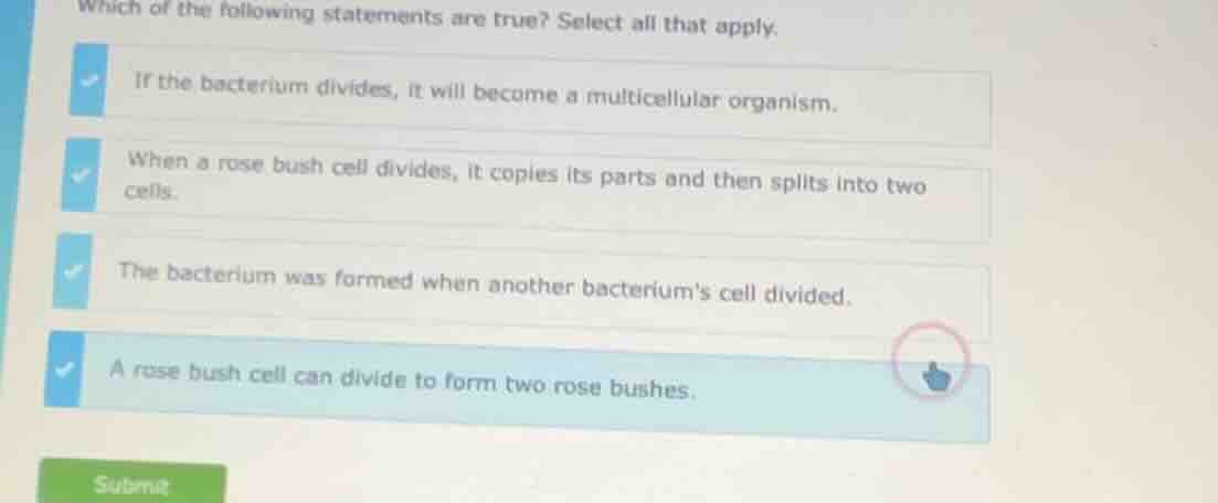 which of the following statements are true? select all that apply. if t…