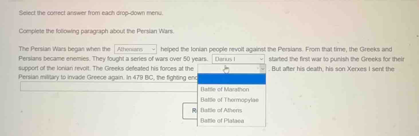 select the correct answer from each drop - down menu. complete the foll…