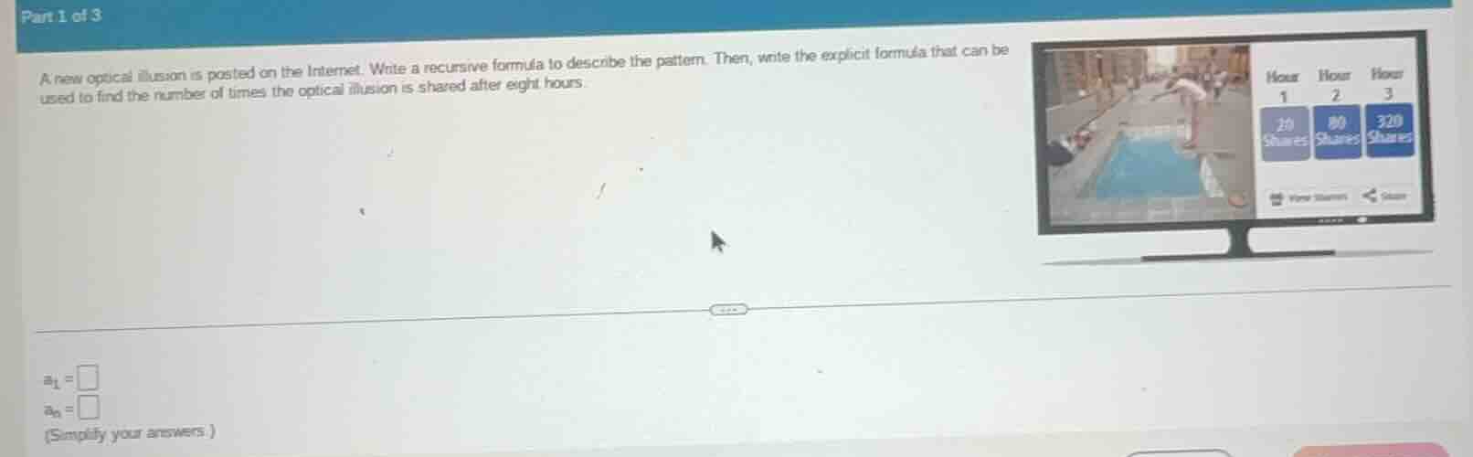 part 1 of 3 a new optical illusion is posted on the internet. write a r…