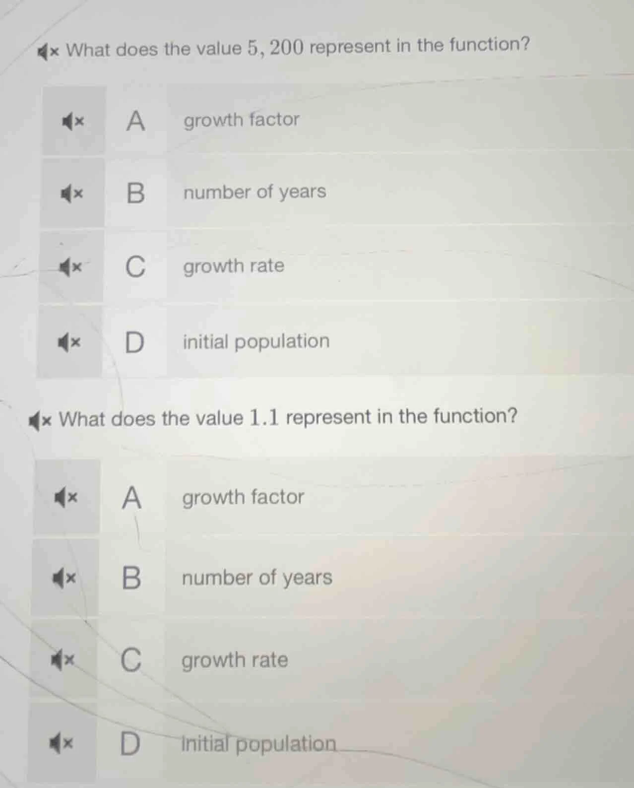 what does the value 5,200 represent in the function? a growth factor b …