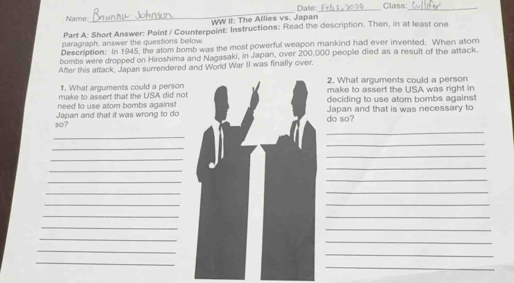 name: brunnu johnson date: feb 8, 2026 class: cullifer wwii: the allies…