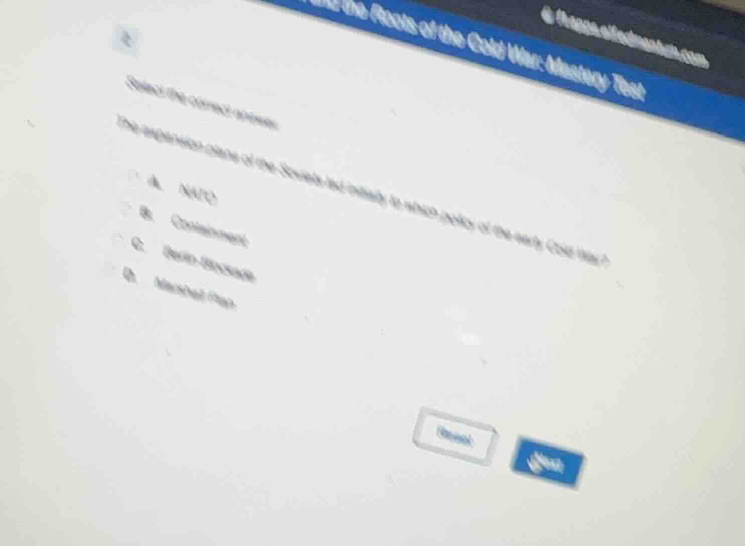 select the correct answer. the united states policy of the truman doctr…