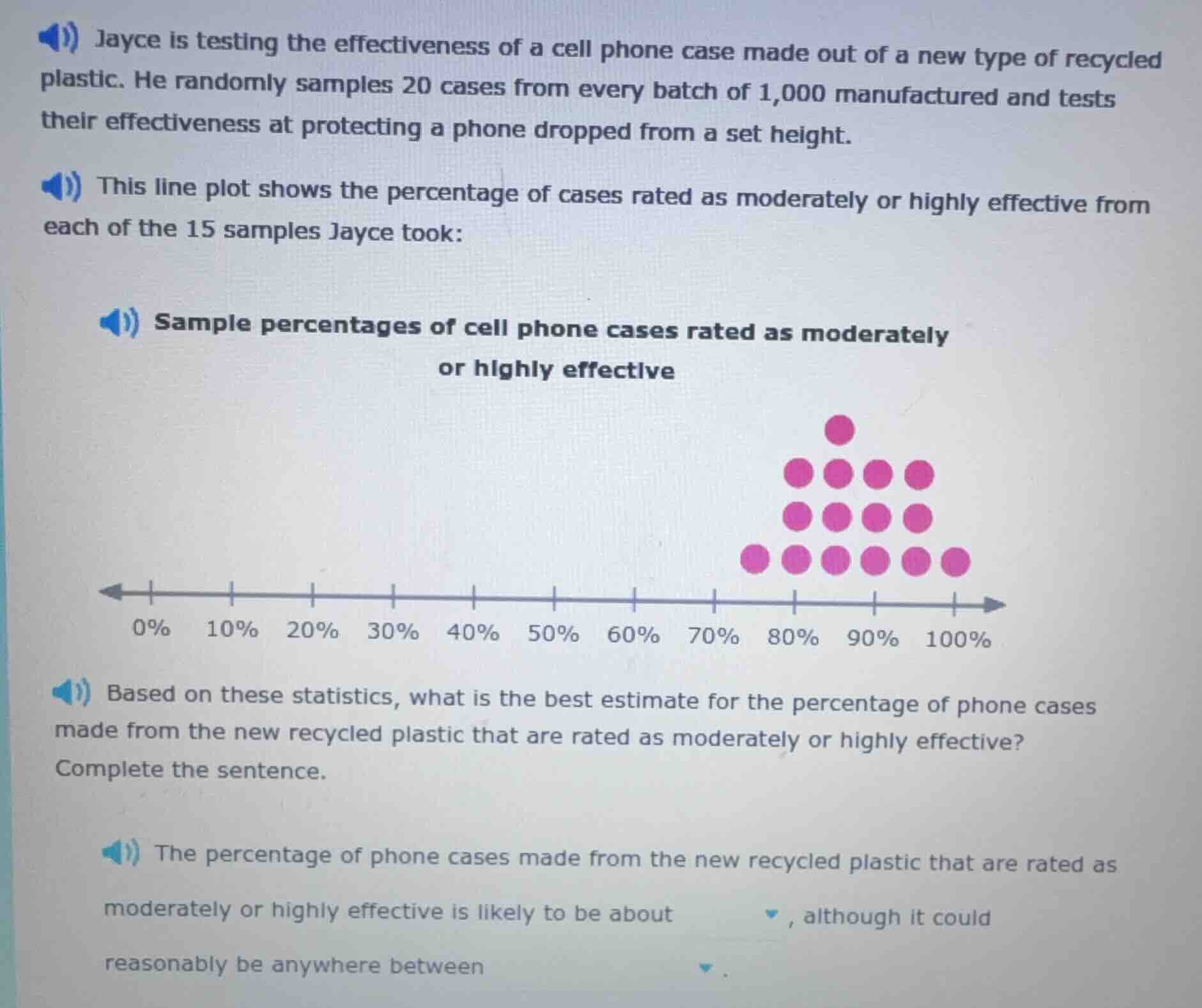 jayce is testing the effectiveness of a cell phone case made out of a n…