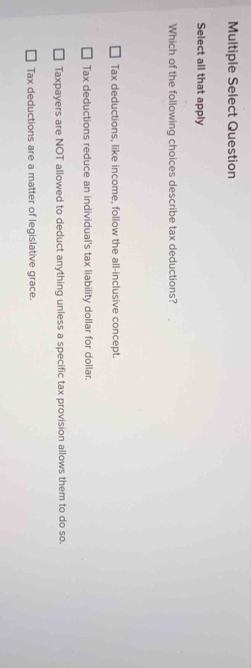 multiple select question select all that apply which of the following c…