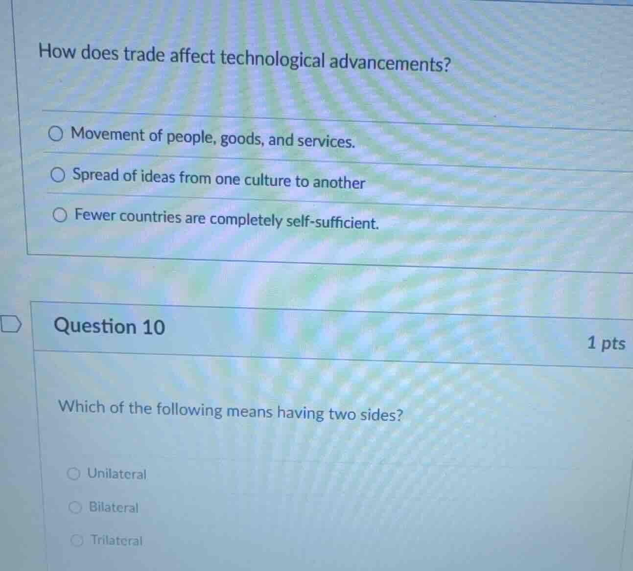 how does trade affect technological advancements? movement of people, g…