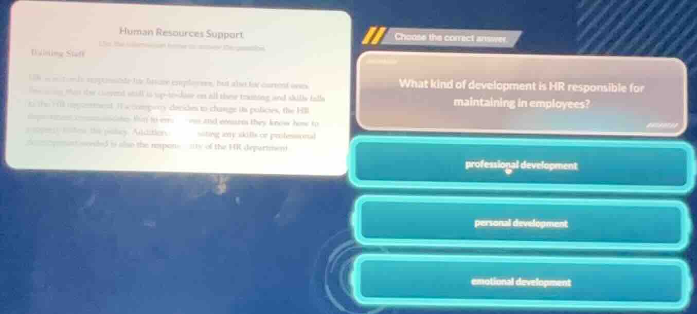 human resources support usi... training staff hr is not only responsibl…