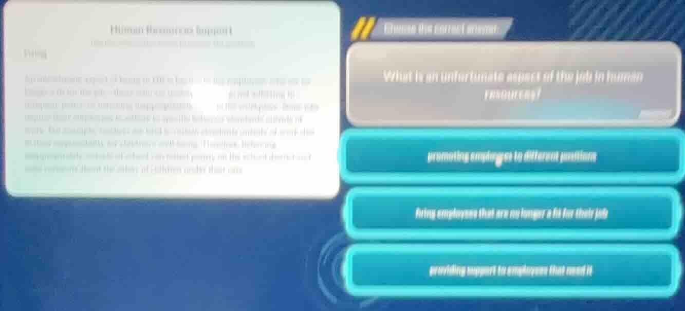 human resources support firing an unfortunate aspect of being in hr is …