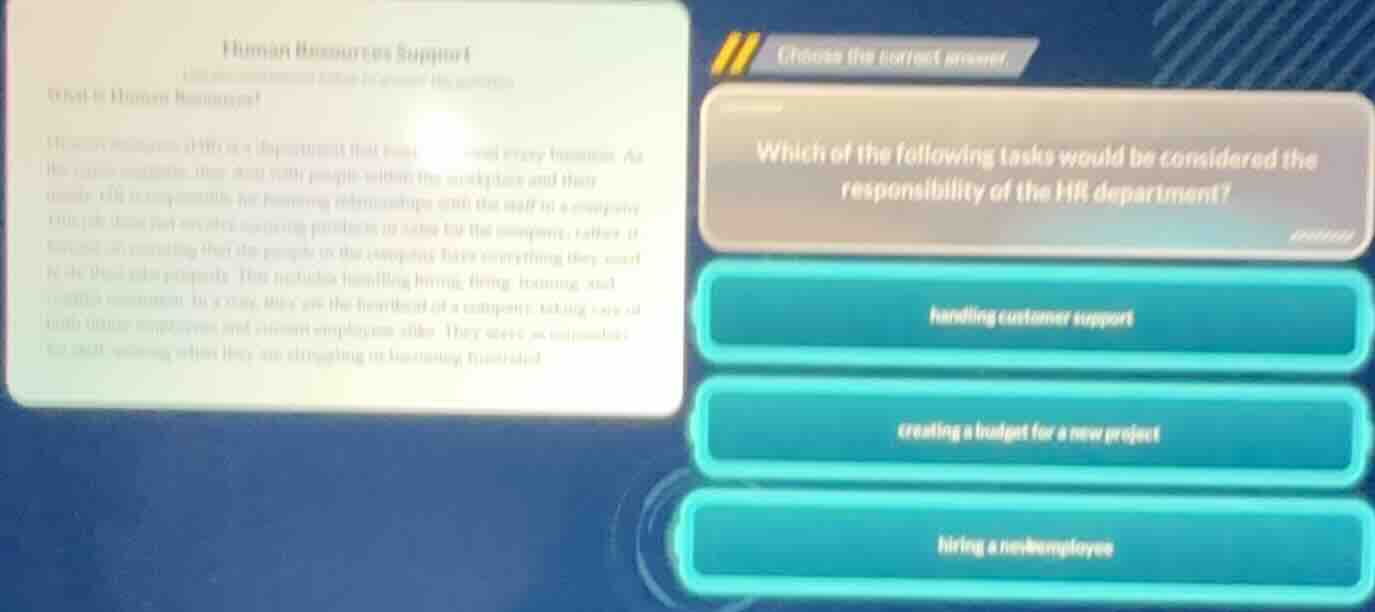 human resources support what is human resources? human resources is oft…