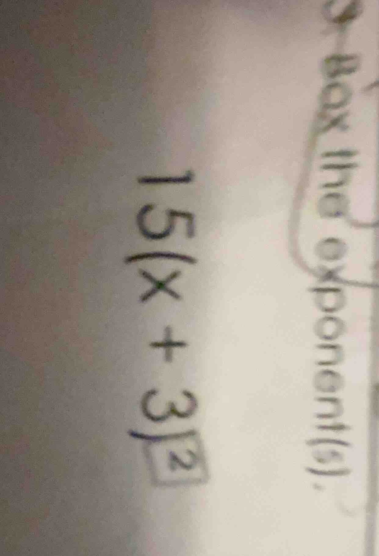 15(x + 3)²