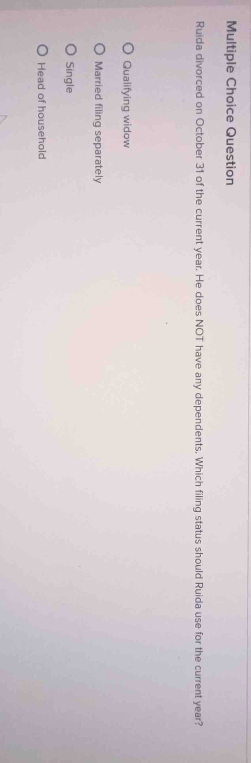 multiple choice question ruida divorced on october 31 of the current ye…