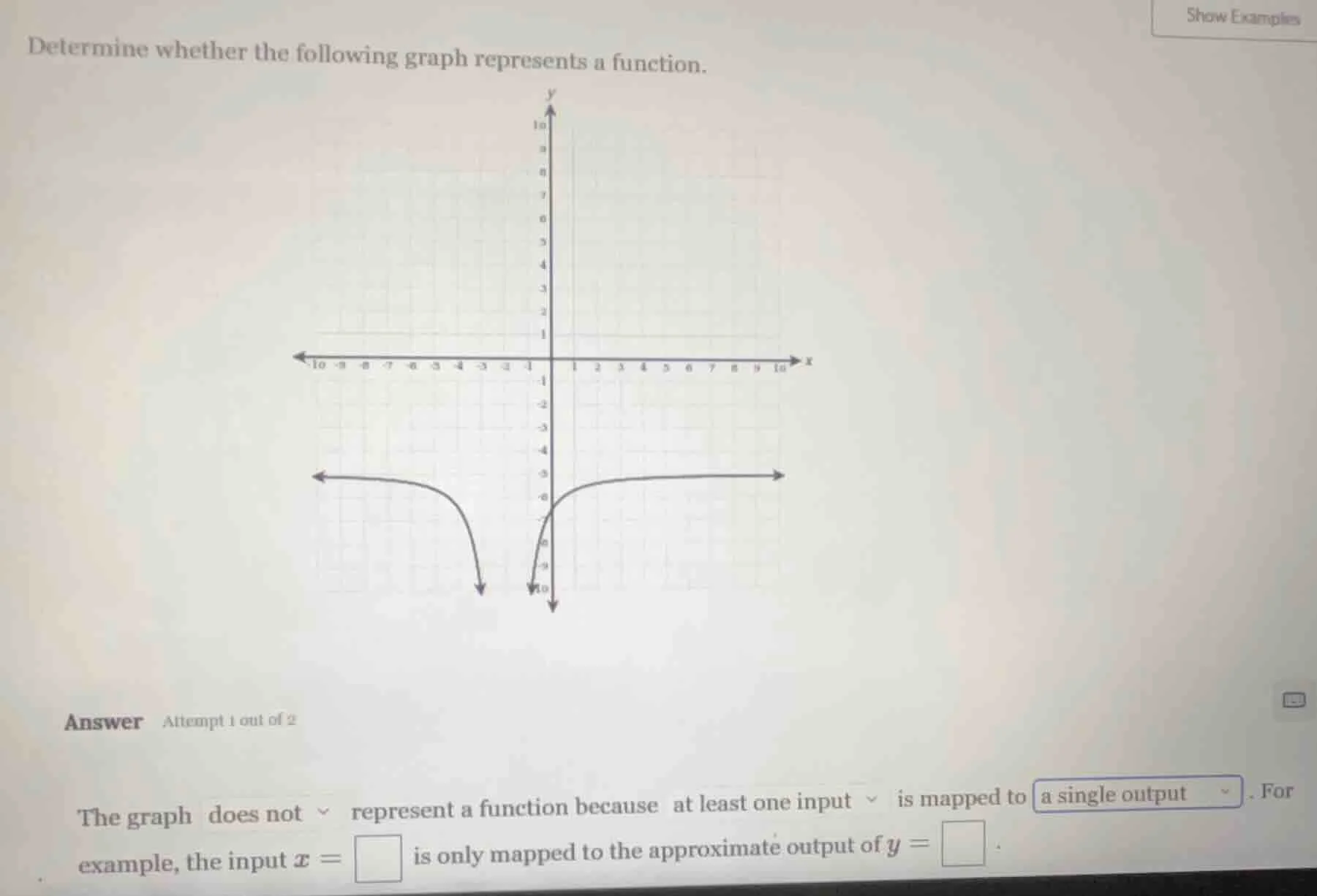 determine whether the following graph represents a function. answer att…