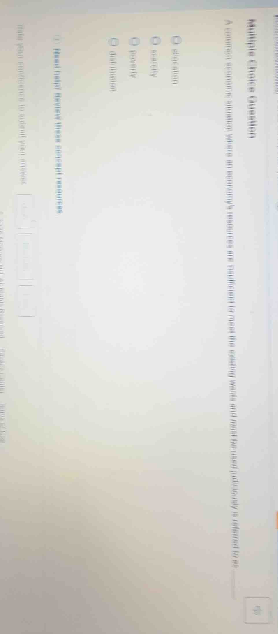 multiple choice question a common economic situation where an economys …